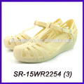 fashion hotselling women jelly sandals pvc sandals wedge sandals